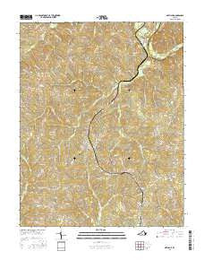 Nathalie Virginia Current topographic map, 1:24000 scale, 7.5 X 7.5 Minute, Year 2016