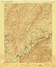Natural Bridge Special Virginia Historical topographic map, 1:62500 scale, 15 X 15 Minute, Year 1907