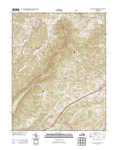 Natural Bridge Virginia Historical topographic map, 1:24000 scale, 7.5 X 7.5 Minute, Year 2013