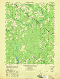 Nebletts Mills Virginia Historical topographic map, 1:25000 scale, 7.5 X 7.5 Minute, Year 1947