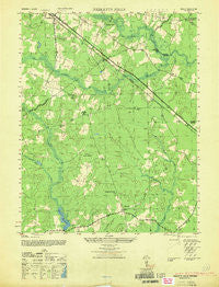 Nebletts Mills Virginia Historical topographic map, 1:25000 scale, 7.5 X 7.5 Minute, Year 1947