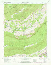 Nebo Virginia Historical topographic map, 1:24000 scale, 7.5 X 7.5 Minute, Year 1959