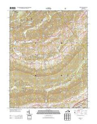 Nebo Virginia Historical topographic map, 1:24000 scale, 7.5 X 7.5 Minute, Year 2013
