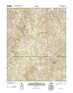 Nelson Virginia Historical topographic map, 1:24000 scale, 7.5 X 7.5 Minute, Year 2013