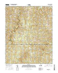 Nelson Virginia Current topographic map, 1:24000 scale, 7.5 X 7.5 Minute, Year 2016