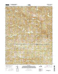 Nettleridge Virginia Current topographic map, 1:24000 scale, 7.5 X 7.5 Minute, Year 2016