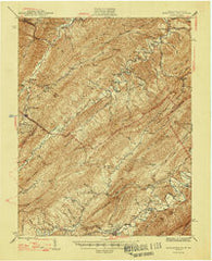 New Castle Virginia Historical topographic map, 1:62500 scale, 15 X 15 Minute, Year 1947