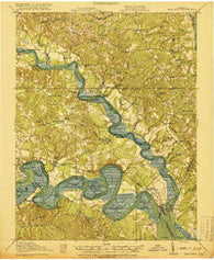 New Kent Virginia Historical topographic map, 1:62500 scale, 15 X 15 Minute, Year 1919