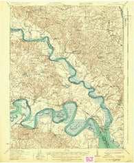 New Kent Virginia Historical topographic map, 1:62500 scale, 15 X 15 Minute, Year 1919
