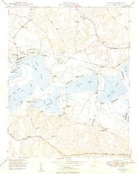 New Kent Virginia Historical topographic map, 1:24000 scale, 7.5 X 7.5 Minute, Year 1949