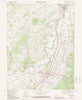 New Market Virginia Historical topographic map, 1:24000 scale, 7.5 X 7.5 Minute, Year 1967