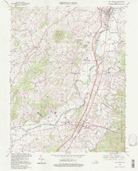 New Market Virginia Historical topographic map, 1:24000 scale, 7.5 X 7.5 Minute, Year 1994