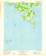 New Point Comfort Virginia Historical topographic map, 1:24000 scale, 7.5 X 7.5 Minute, Year 1957