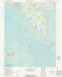 New Point Comfort Virginia Historical topographic map, 1:24000 scale, 7.5 X 7.5 Minute, Year 1964