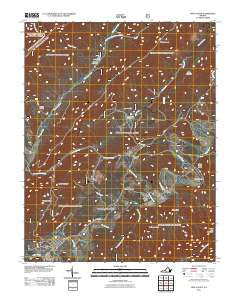 New Castle Virginia Historical topographic map, 1:24000 scale, 7.5 X 7.5 Minute, Year 2011