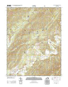 New Castle Virginia Historical topographic map, 1:24000 scale, 7.5 X 7.5 Minute, Year 2013