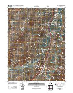New Market Virginia Historical topographic map, 1:24000 scale, 7.5 X 7.5 Minute, Year 2011