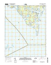 New Point Comfort Virginia Current topographic map, 1:24000 scale, 7.5 X 7.5 Minute, Year 2016