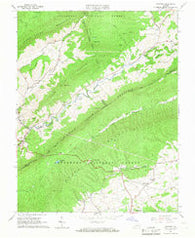 Newport Virginia Historical topographic map, 1:24000 scale, 7.5 X 7.5 Minute, Year 1965