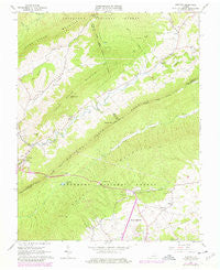 Newport Virginia Historical topographic map, 1:24000 scale, 7.5 X 7.5 Minute, Year 1965