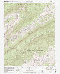 Newport Virginia Historical topographic map, 1:24000 scale, 7.5 X 7.5 Minute, Year 1998
