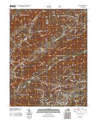 Newport Virginia Historical topographic map, 1:24000 scale, 7.5 X 7.5 Minute, Year 2011