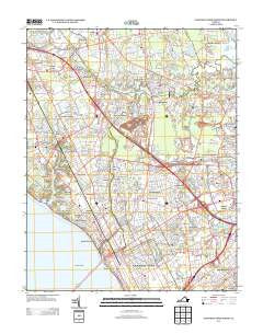 Newport News North Virginia Historical topographic map, 1:24000 scale, 7.5 X 7.5 Minute, Year 2013