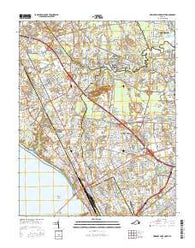 Newport News North Virginia Current topographic map, 1:24000 scale, 7.5 X 7.5 Minute, Year 2016