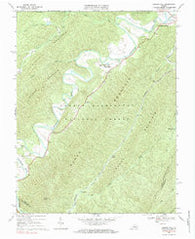 Nimrod Hall Virginia Historical topographic map, 1:24000 scale, 7.5 X 7.5 Minute, Year 1969
