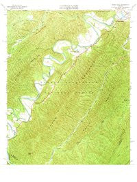 Nimrod Hall Virginia Historical topographic map, 1:24000 scale, 7.5 X 7.5 Minute, Year 1969