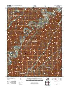 Nimrod Hall Virginia Historical topographic map, 1:24000 scale, 7.5 X 7.5 Minute, Year 2011