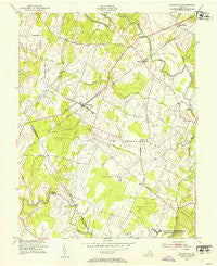 Nokesville Virginia Historical topographic map, 1:24000 scale, 7.5 X 7.5 Minute, Year 1953