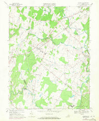 Nokesville Virginia Historical topographic map, 1:24000 scale, 7.5 X 7.5 Minute, Year 1966