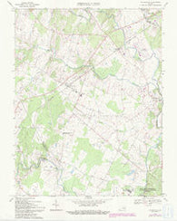 Nokesville Virginia Historical topographic map, 1:24000 scale, 7.5 X 7.5 Minute, Year 1966