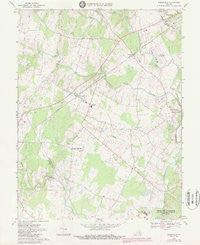 Nokesville Virginia Historical topographic map, 1:24000 scale, 7.5 X 7.5 Minute, Year 1966