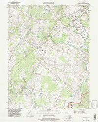 Nokesville Virginia Historical topographic map, 1:24000 scale, 7.5 X 7.5 Minute, Year 1994