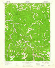 Nora Virginia Historical topographic map, 1:24000 scale, 7.5 X 7.5 Minute, Year 1958