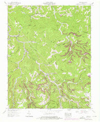 Nora Virginia Historical topographic map, 1:24000 scale, 7.5 X 7.5 Minute, Year 1958