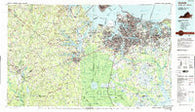 Norfolk Virginia Historical topographic map, 1:100000 scale, 30 X 60 Minute, Year 1985