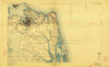 Norfolk Virginia Historical topographic map, 1:125000 scale, 30 X 30 Minute, Year 1902