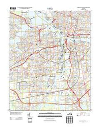 Norfolk South Virginia Historical topographic map, 1:24000 scale, 7.5 X 7.5 Minute, Year 2013