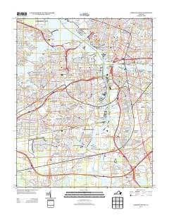 Norfolk South Virginia Historical topographic map, 1:24000 scale, 7.5 X 7.5 Minute, Year 2013
