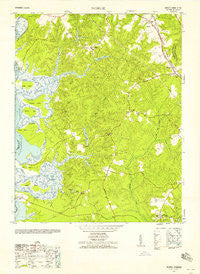 Norge Virginia Historical topographic map, 1:24000 scale, 7.5 X 7.5 Minute, Year 1952