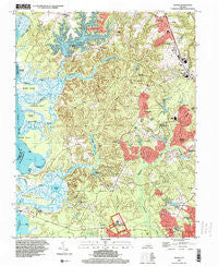 Norge Virginia Historical topographic map, 1:24000 scale, 7.5 X 7.5 Minute, Year 1994