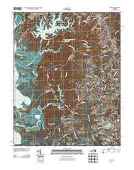 Norge Virginia Historical topographic map, 1:24000 scale, 7.5 X 7.5 Minute, Year 2010