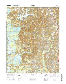 Norge Virginia Current topographic map, 1:24000 scale, 7.5 X 7.5 Minute, Year 2016