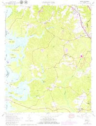 Norge Virginia Historical topographic map, 1:24000 scale, 7.5 X 7.5 Minute, Year 1965
