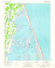 North Bay Virginia Historical topographic map, 1:24000 scale, 7.5 X 7.5 Minute, Year 1953