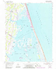 North Bay Virginia Historical topographic map, 1:24000 scale, 7.5 X 7.5 Minute, Year 1953