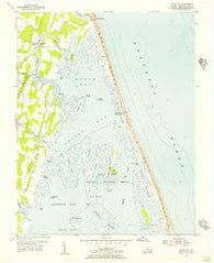 North Bay Virginia Historical topographic map, 1:24000 scale, 7.5 X 7.5 Minute, Year 1953